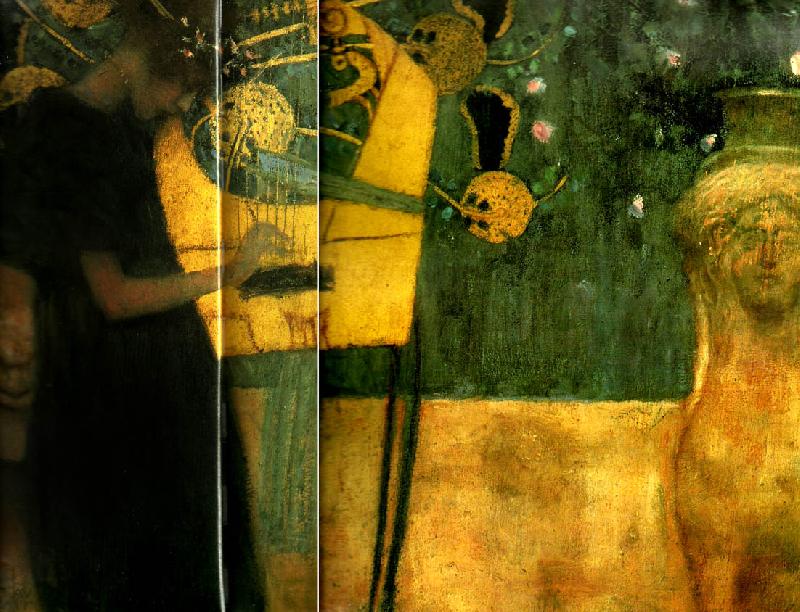 Gustav Klimt musiken china oil painting image